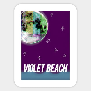 the moon Sticker